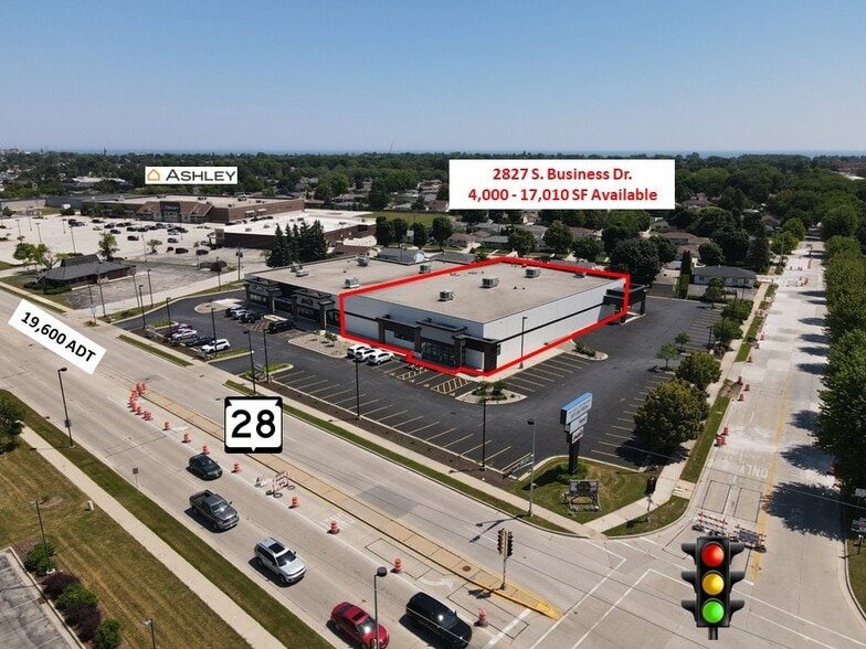 2811-2827 S Business Dr, Sheboygan, WI for lease - Aerial - Image 1 of 7