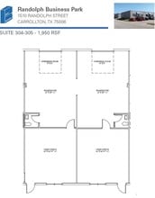 1510 Randolph St, Carrollton, TX for lease Floor Plan- Image 1 of 1