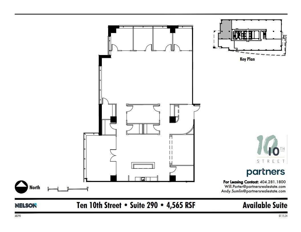 10 10th St, Atlanta, GA for lease Floor Plan- Image 1 of 1