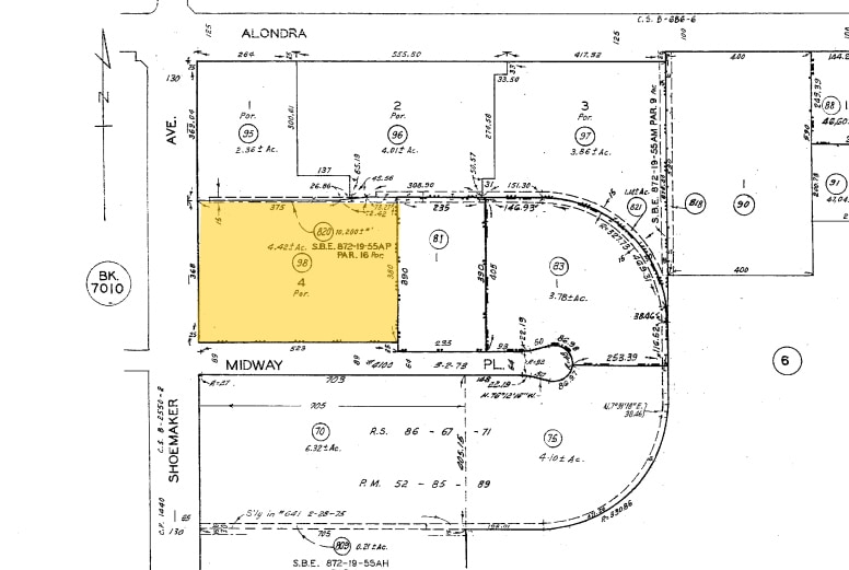 16010 Shoemaker Ave, Cerritos, CA for lease - Plat Map - Image 2 of 5