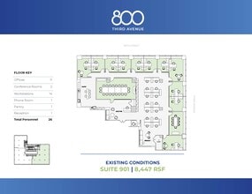 800 Third Ave, New York, NY à louer Plan d’étage- Image 1 de 1