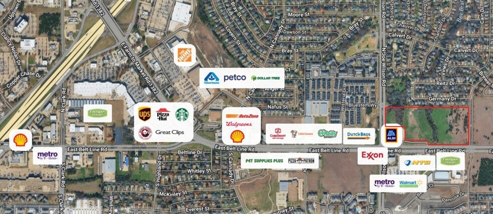 801 E Belt Line Rd, Cedar Hill, TX for sale - Aerial - Image 2 of 2