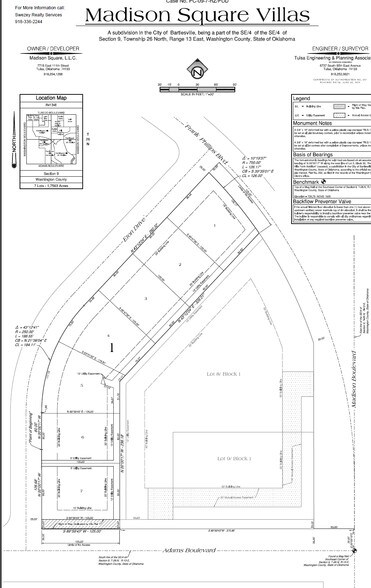 Adams Blvd & Frank Phillips Via Eton Ave, Bartlesville, OK for sale - Plat Map - Image 2 of 2