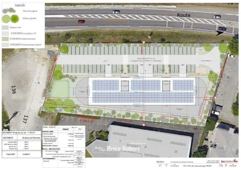 Flex dans Portes-lès-Valence à louer Plan de site- Image 1 de 2