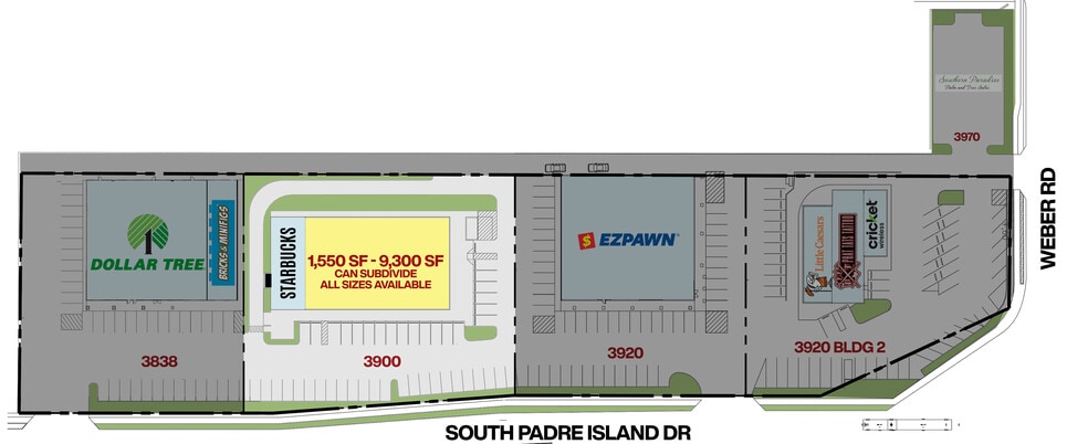 3906 S Padre Island Dr, Corpus Christi, TX for lease - Building Photo - Image 2 of 2