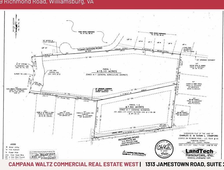 7709 Richmond Rd, Toano, VA for sale - Plat Map - Image 2 of 4