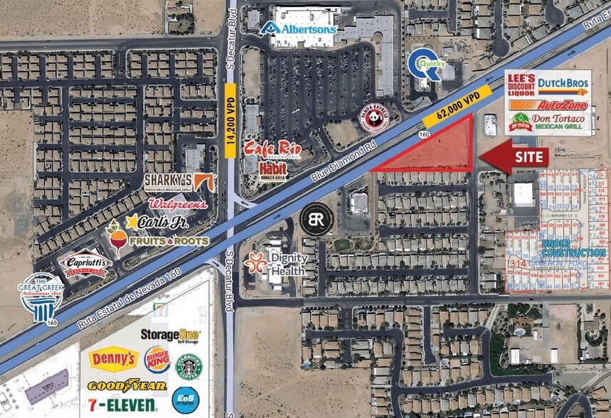 Blue Diamond & Cameron, Las Vegas, NV for sale - Aerial - Image 1 of 1