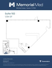 9432 Katy Fwy, Houston, TX à louer Plan d’étage- Image 1 de 1
