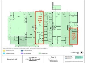 2107-2129 E 63rd Ave, Bradenton, FL for lease Floor Plan- Image 1 of 1