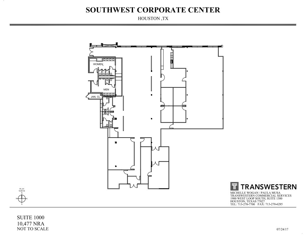 9700-9702 Bissonnet St, Houston, TX for lease Floor Plan- Image 1 of 1