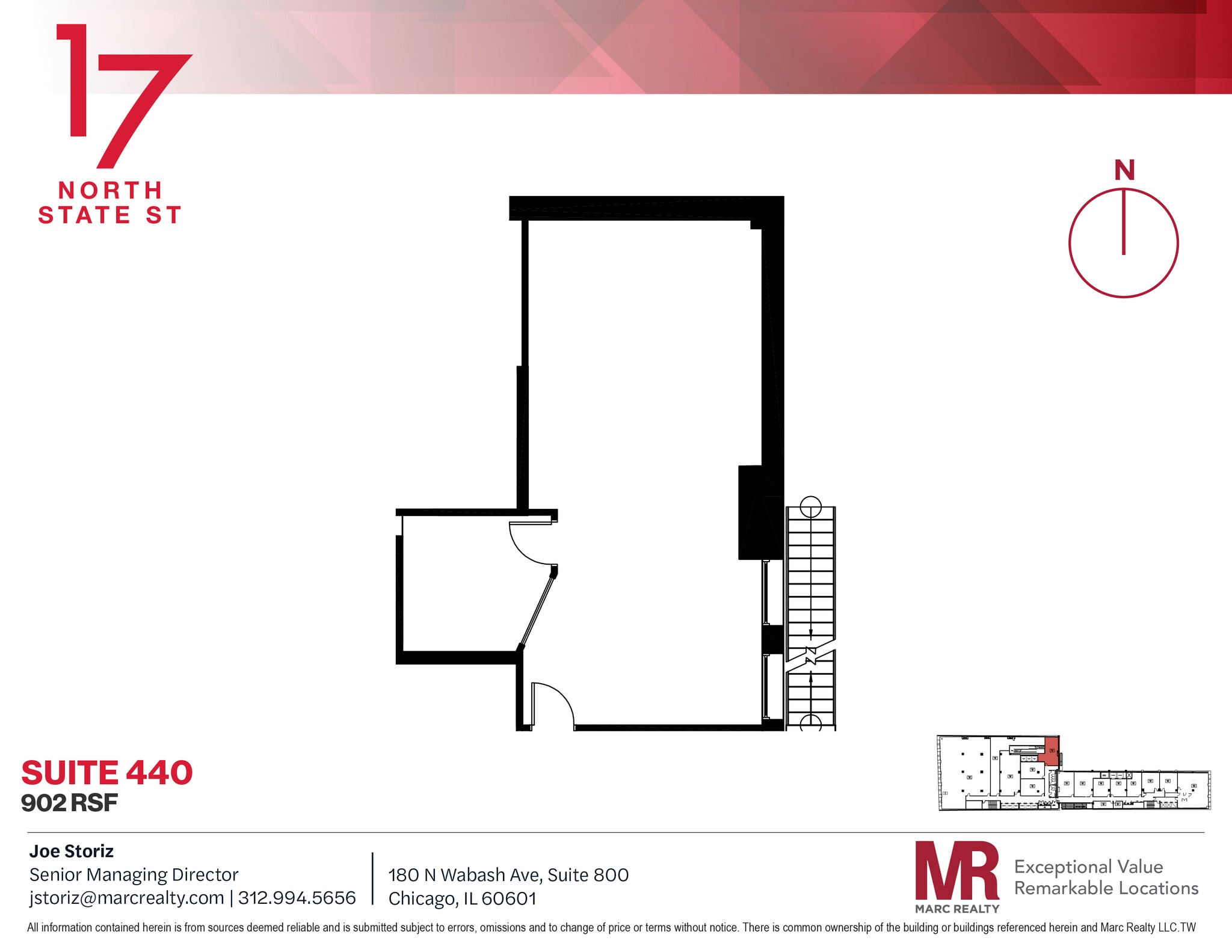 17 N State St, Chicago, IL for lease Floor Plan- Image 1 of 6