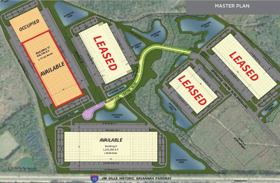 1338 Interstate Centre Blvd, Ellabell, GA for lease - Site Plan - Image 3 of 9