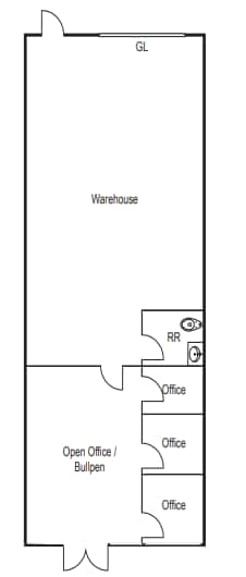8291 Aero Pl, San Diego, CA for lease Floor Plan- Image 1 of 1