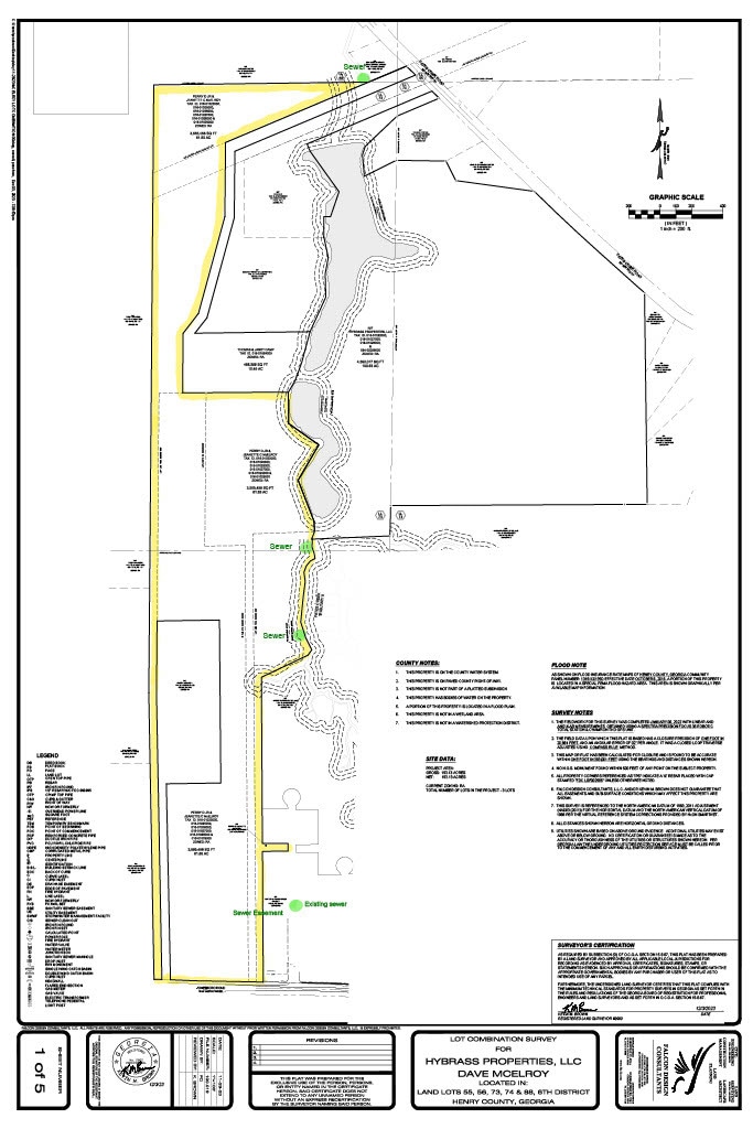 3478 Jonesboro Rd, Hampton, GA à vendre Plan cadastral- Image 1 de 2