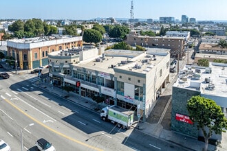 11500-11518 Santa Monica Blvd, Los Angeles, CA - Aérien Vue de la carte