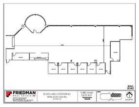 38705 7 Mile Rd, Livonia, MI à louer Plan d  tage- Image 1 de 1