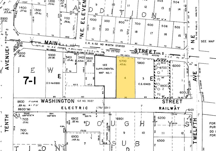 1112 E Main St, Hillsboro, OR à vendre - Plan cadastral - Image 2 de 2