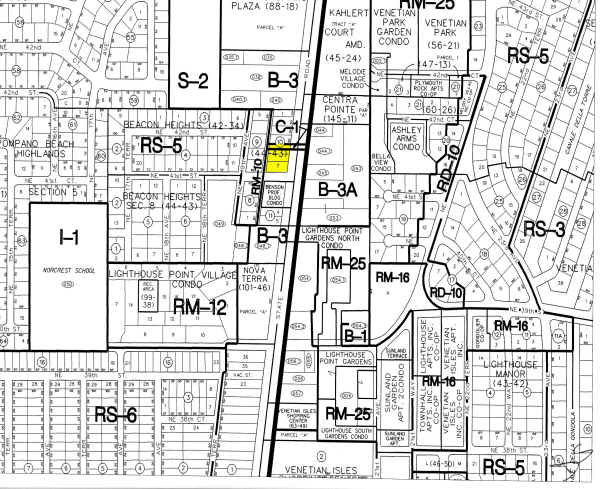 4101 N Federal Hwy, Pompano Beach, FL for lease - Plat Map - Image 2 of 7