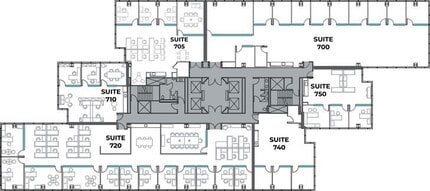 3131 Camino del Rio N, San Diego, CA à louer Plan d’étage- Image 1 de 1
