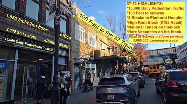More details for 3753 82nd St, Jackson Heights, NY - Office, Retail for Lease