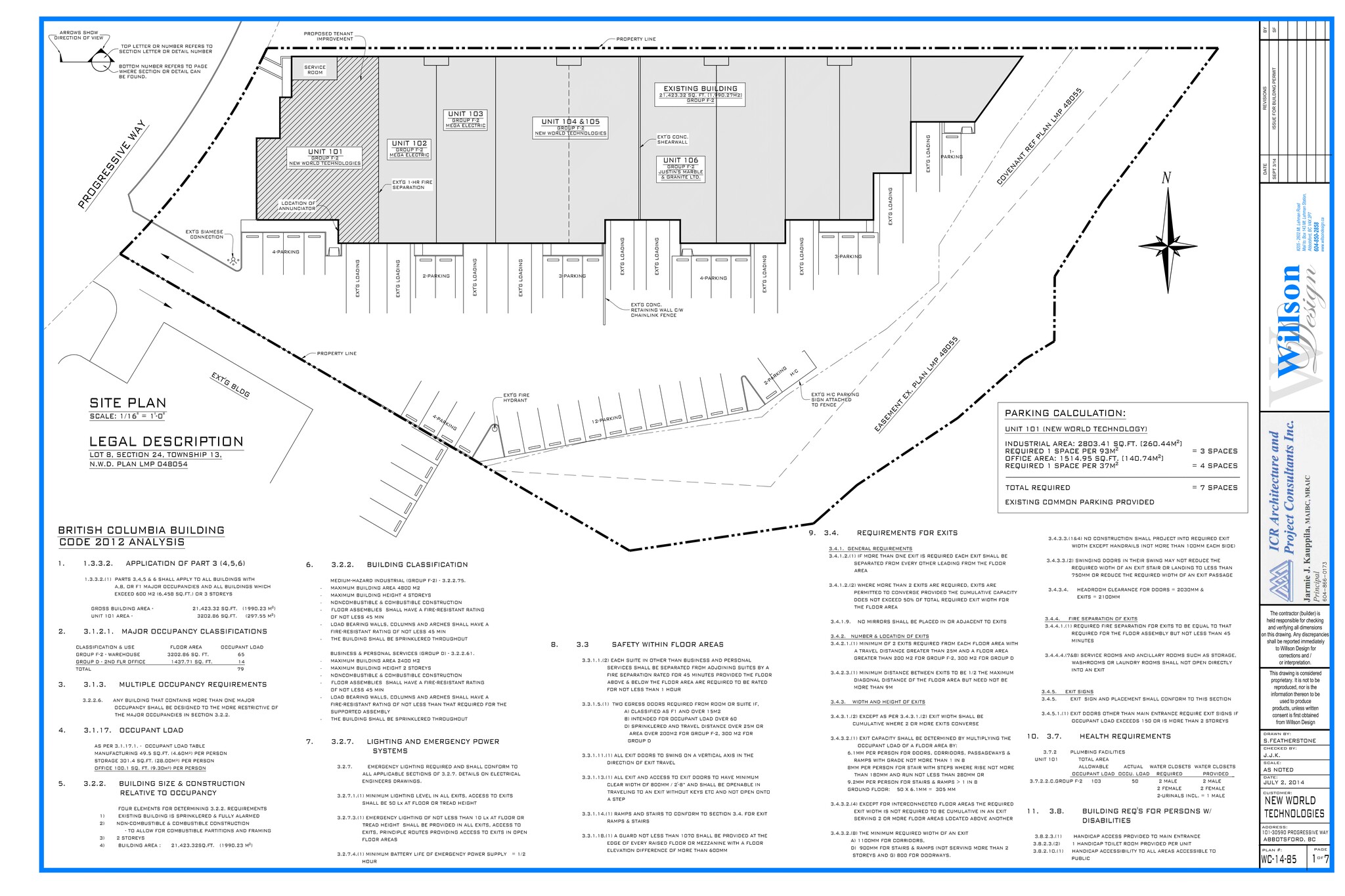 30590 Progressive Way, Abbotsford, BC for lease Site Plan- Image 1 of 43