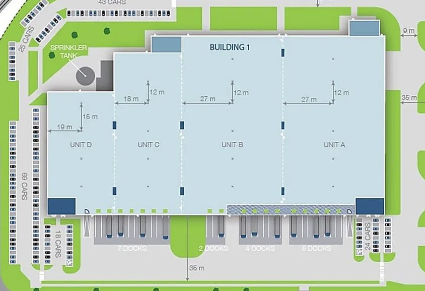 Industrial in Combs-la-Ville for lease Site Plan- Image 1 of 2