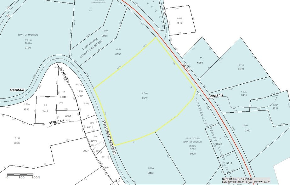 4742 NC Hwy 704, Madison, NC à louer - Plan cadastral - Image 3 de 9
