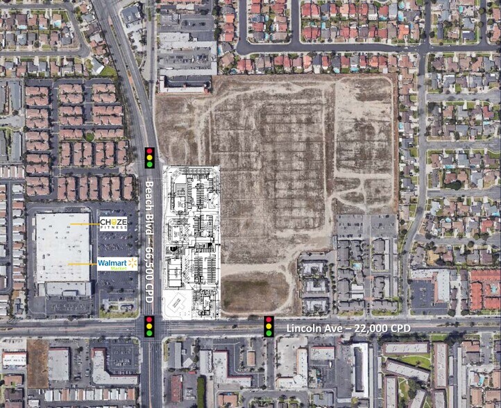 Beach Blvd, Anaheim, CA à louer - Plan de site - Image 3 de 4