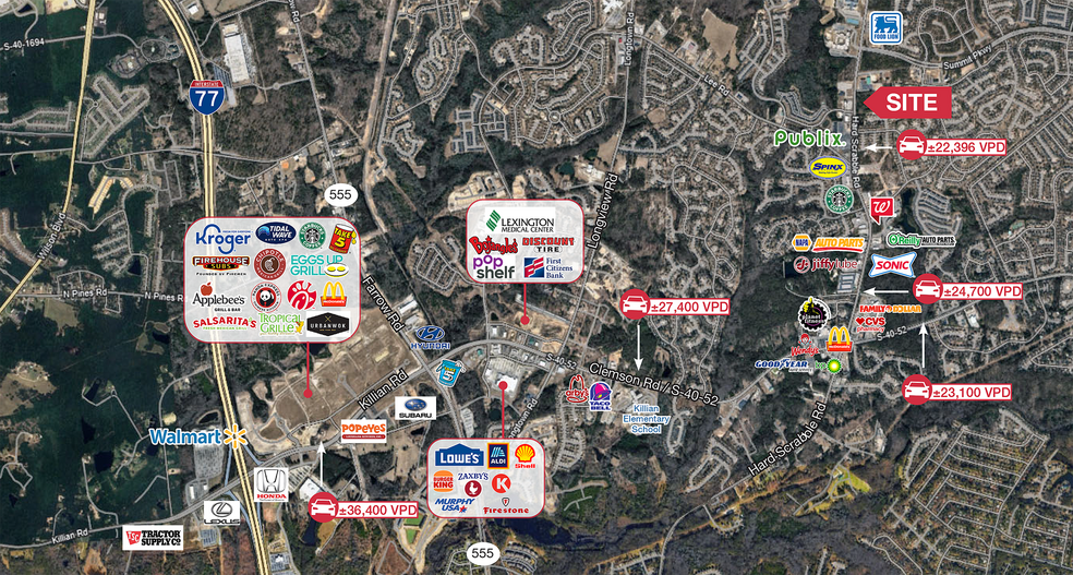 Hard Scrabble Road, Columbia, SC for lease - Building Photo - Image 2 of 4