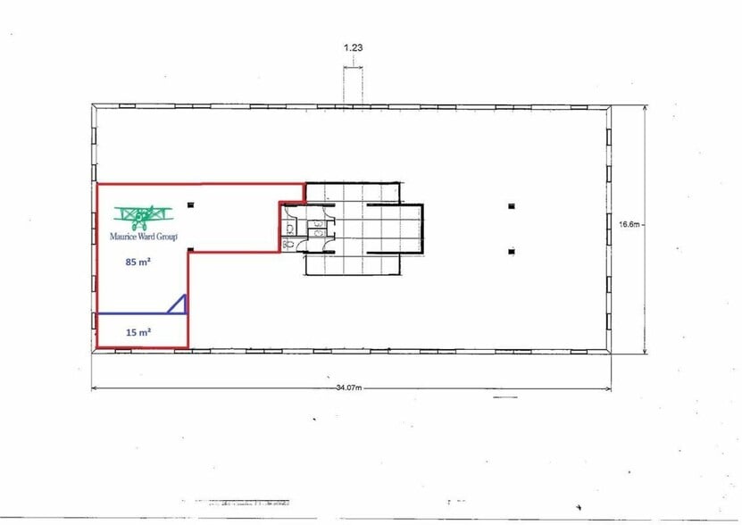 Bureau dans Vitrolles à louer - Plan d’étage - Image 3 de 3