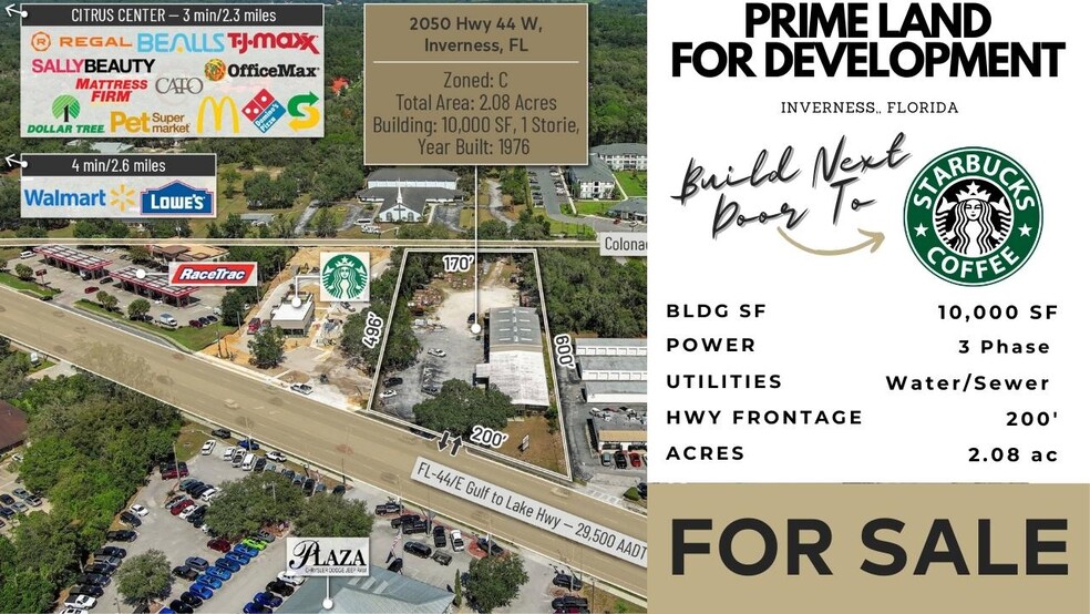 2050 Highway 44 W, Inverness, FL for sale - Building Photo - Image 1 of 39