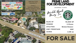 Plus de détails pour 2050 Highway 44 W, Inverness, FL - Terrain à vendre