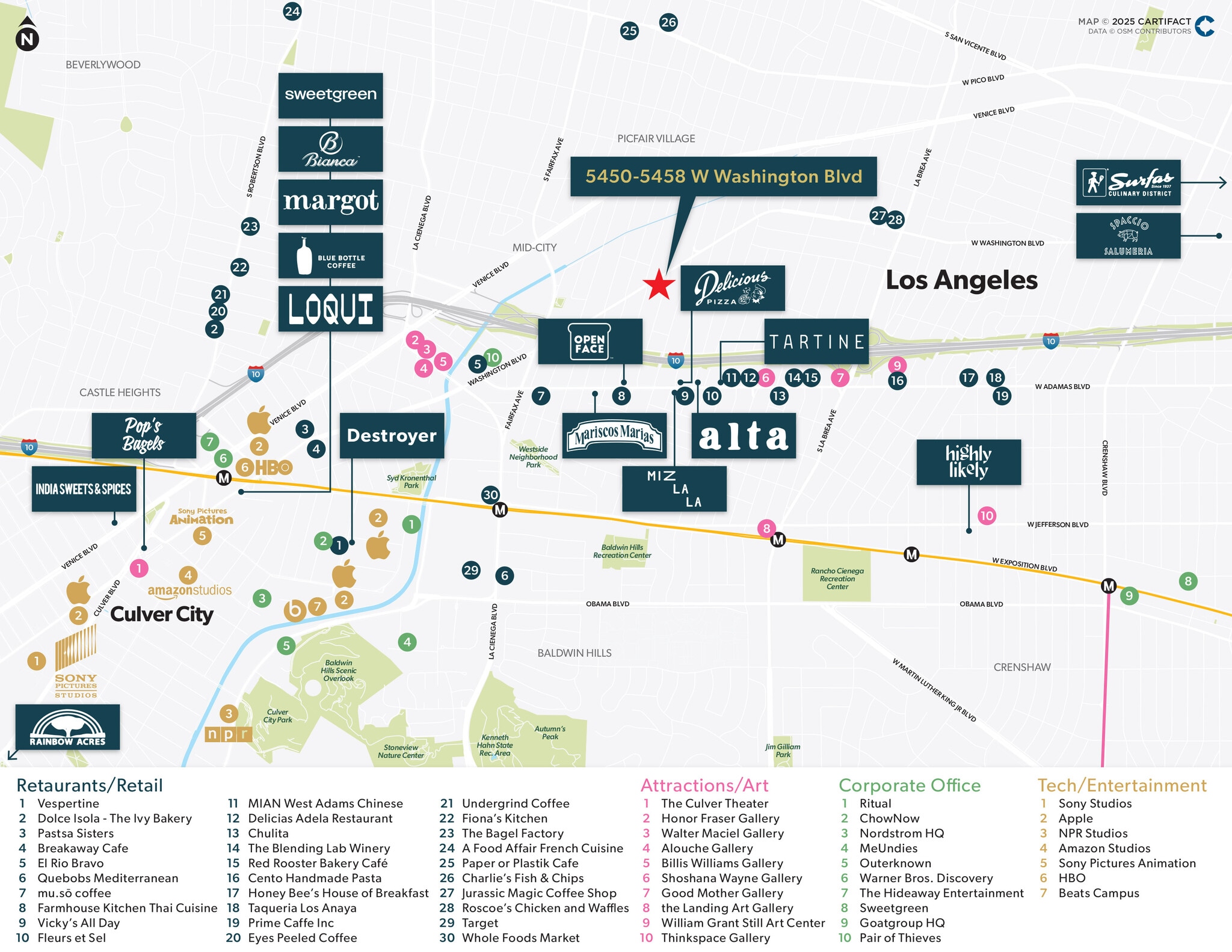 5450-5458 W Washington Blvd, Los Angeles, CA for lease Building Photo- Image 1 of 2