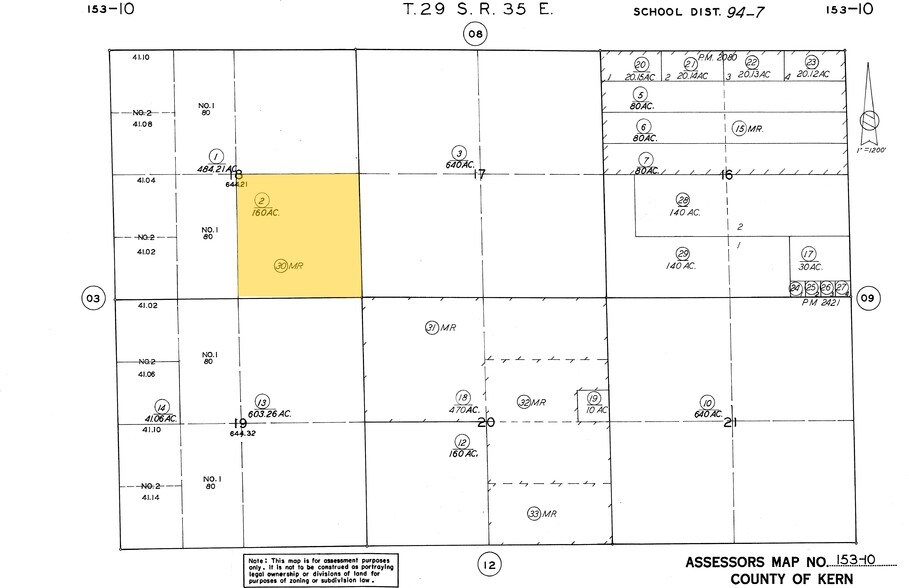 Kelso Valley Rd, Weldon, CA à vendre - Plan cadastral - Image 3 de 5
