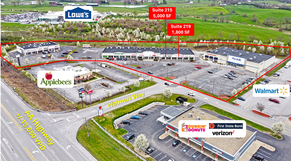 191-219 Wal Mart Way, Maysville, KY à louer - Photo du bâtiment - Image 2 de 10