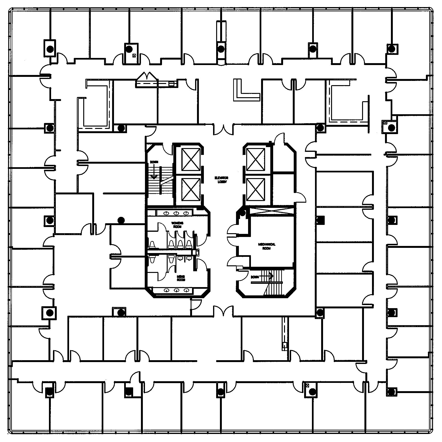 8133 Leesburg Pike, Vienna, VA à louer Plan d’étage- Image 1 de 2
