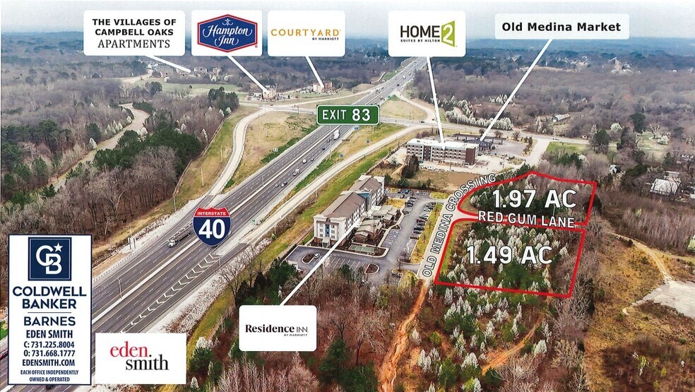 85 Old Medina Xing, Jackson, TN for sale - Building Photo - Image 2 of 2