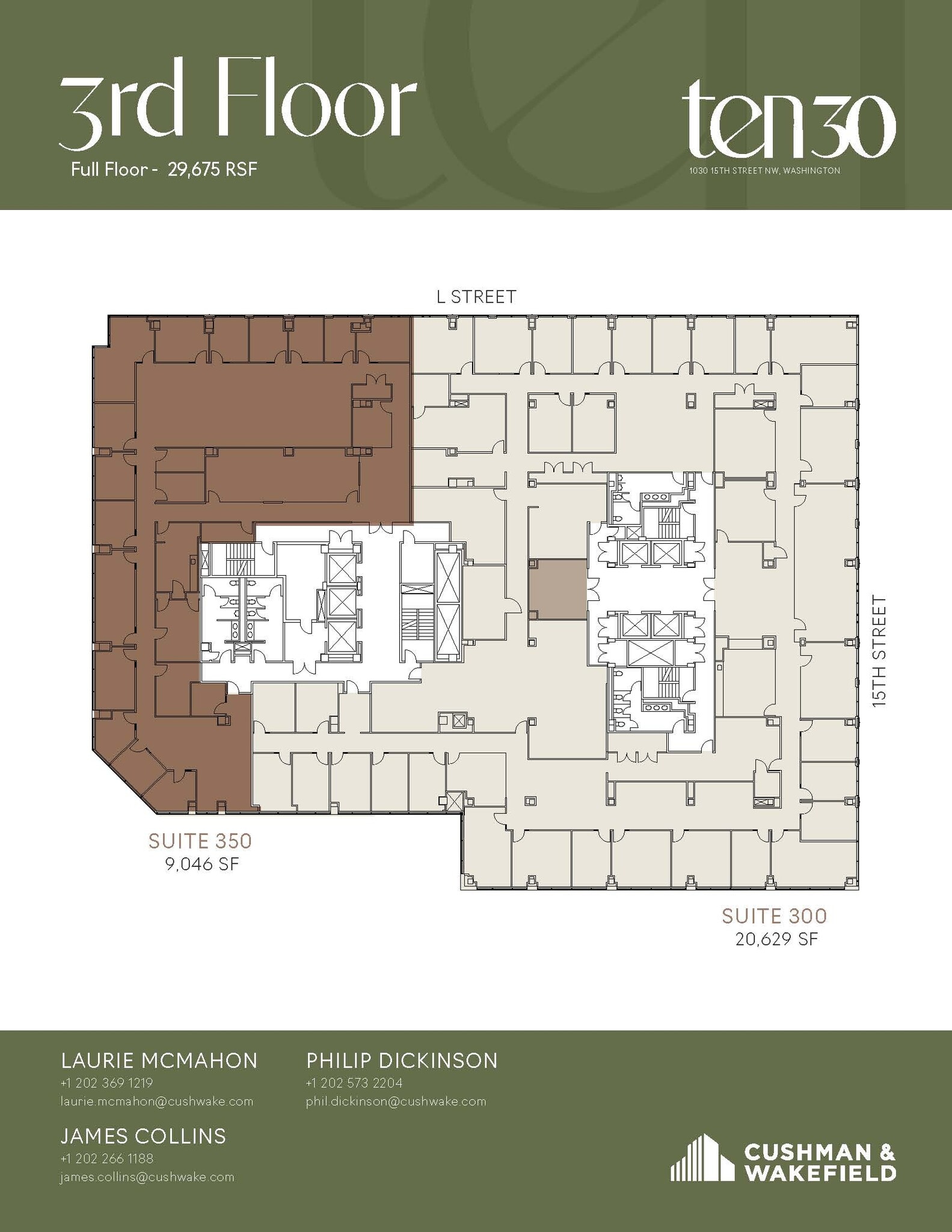 1030 15th St NW, Washington, DC à louer Plan d’étage- Image 1 de 1