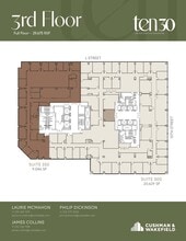 1030 15th St NW, Washington, DC à louer Plan d’étage- Image 1 de 1