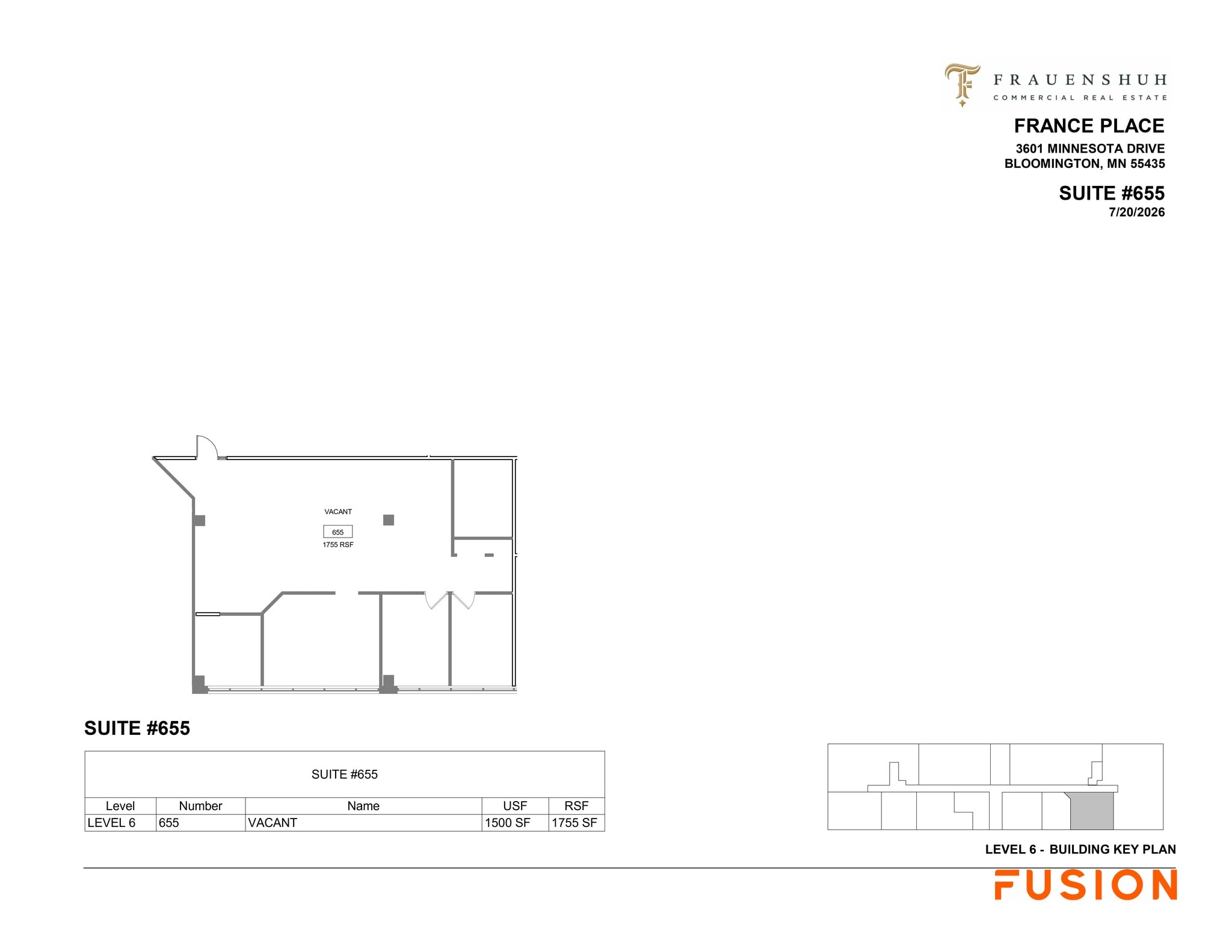 3601 Minnesota Dr, Bloomington, MN for lease Site Plan- Image 1 of 1