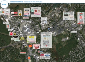 90-92 Middlesex Tpke, Burlington, MA - Aérien  Vue de la carte - Image1