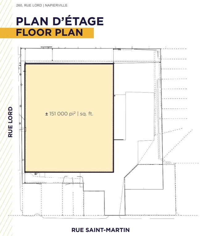 260 Rue Lord, Napierville, QC à louer Plan d’étage- Image 1 de 1