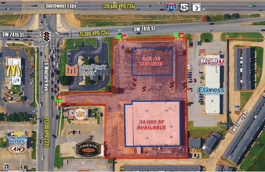 820 W I 240 Service Rd, Oklahoma City, OK for lease - Building Photo - Image 2 of 3