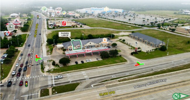 Plus de détails pour 501-507 N Harvey Mitchell Pky, Bryan, TX - Commerce de détail à louer