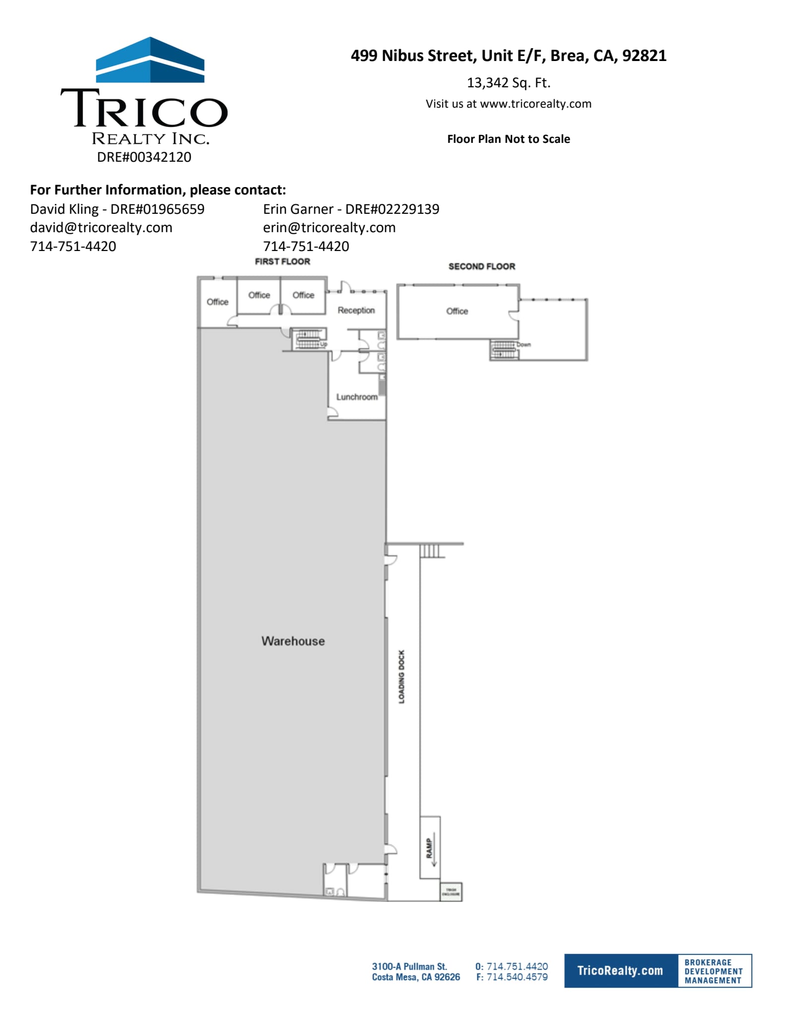 499 Nibus, Brea, CA for lease Floor Plan- Image 1 of 1