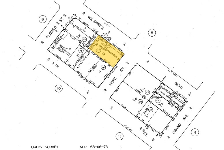 700 Wilshire Blvd, Los Angeles, CA à louer - Plan cadastral - Image 2 de 6