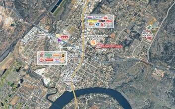 1402 Max Copeland Dr, Marble Falls, TX - Aérien  Vue de la carte