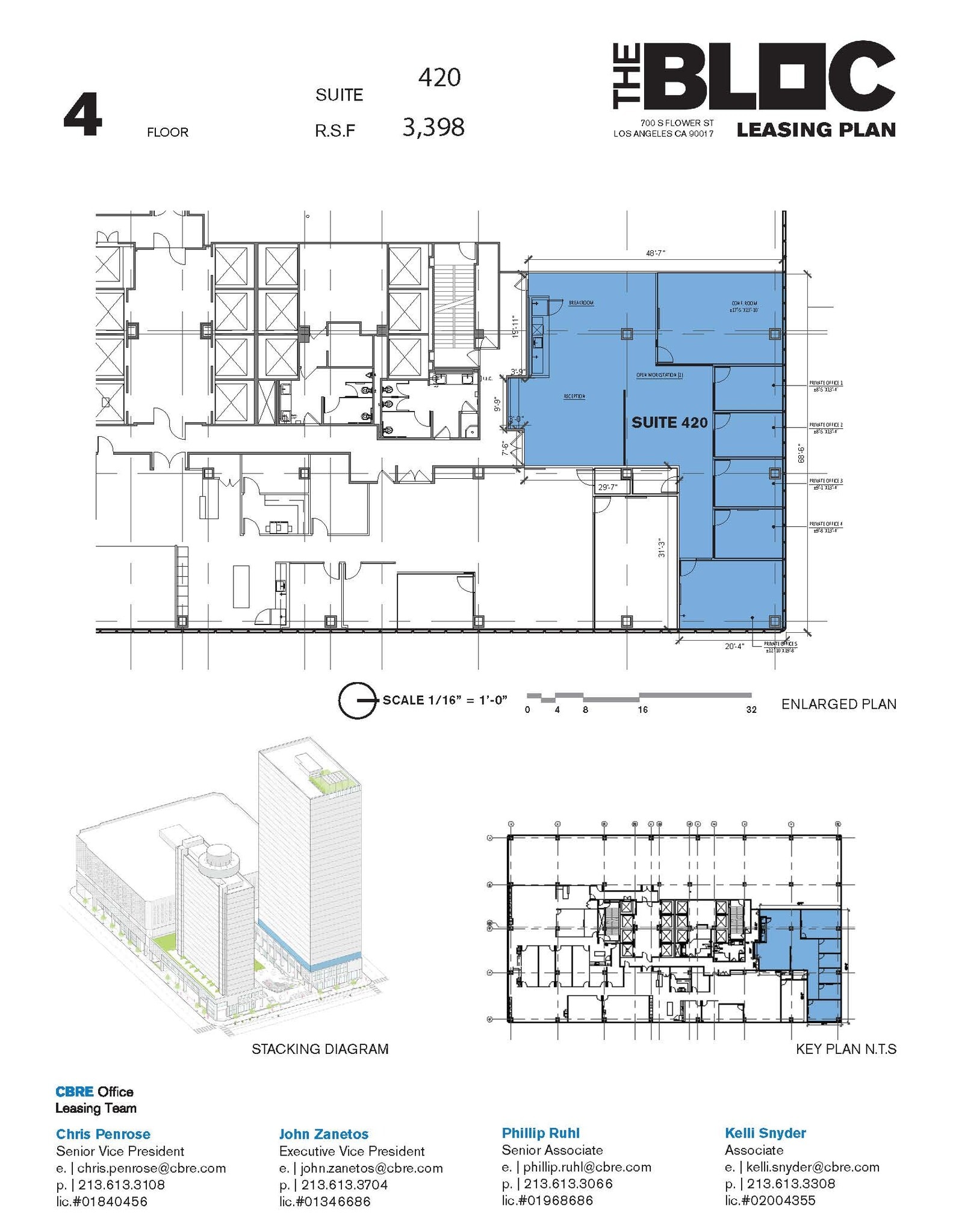 700 S Flower St, Los Angeles, CA à louer Plan d’étage- Image 1 de 1