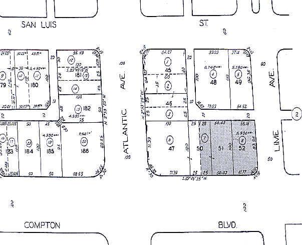 4513 E Compton Blvd, Compton, CA à vendre - Plan cadastral - Image 3 de 12