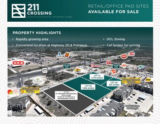 Plus de détails pour 211 Crossing, San Antonio, TX - Terrain à vendre
